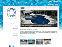 Tablet Screenshot of dapoolsandspas.com